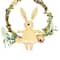 10" Bunny with Flowers Artificial Easter Twig Wreath